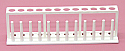 Test Tube Rack Stand Plastic 12 Tubes x 18mm