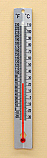 Thermometer Metal Back Double Scale