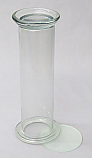 Glass Gas Jar 8 x 2 Inch