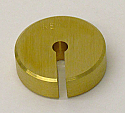 Weight Weights Slotted 2 gm Brass