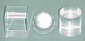 Density Set Acrylic Cube, Cylinder and Ball