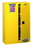 Justrite Sure-Grip EX Safety Cabinet 45 Gallon 2 Door 2 Shelves
