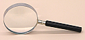 Magnifier Metal Mount Plastic Handle 2 inch