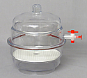 Clear Plastic Vacuum Desiccator 250mm