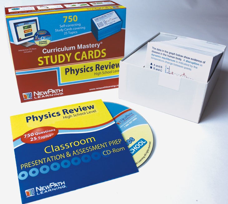 W44-9009 High School Physics Study Cards